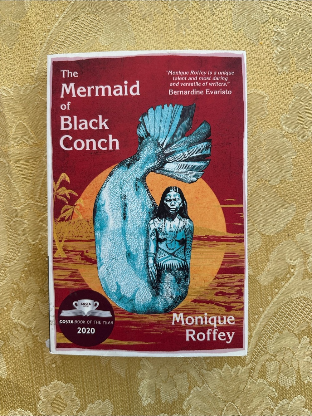 Monique Roffey The Mermaid of Black Conch – Red & Teal Decorative Book Cover